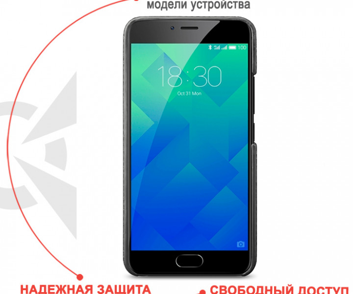 Чохол для телефону Airon Premium для Meizu M5 Black